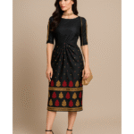 elegant dress made of assam silk