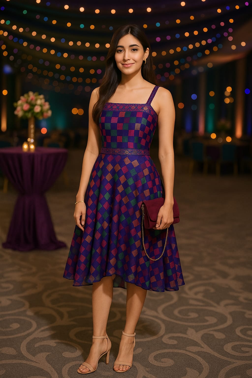 rannivat silk party wear dress