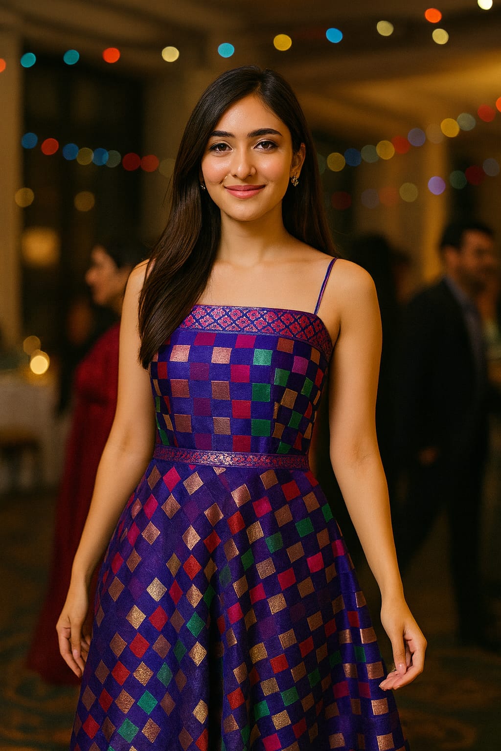 rannivat silk party wear dress