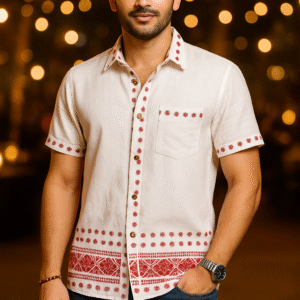 cotton shirt half sleeve