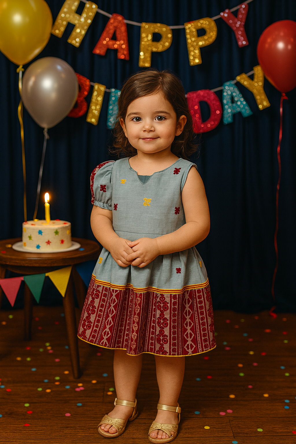 minie wondr frock made of kesapat cotton