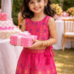 minie wondr pink party wear dress