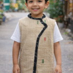 minie wondr kids eri silk half waist coat
