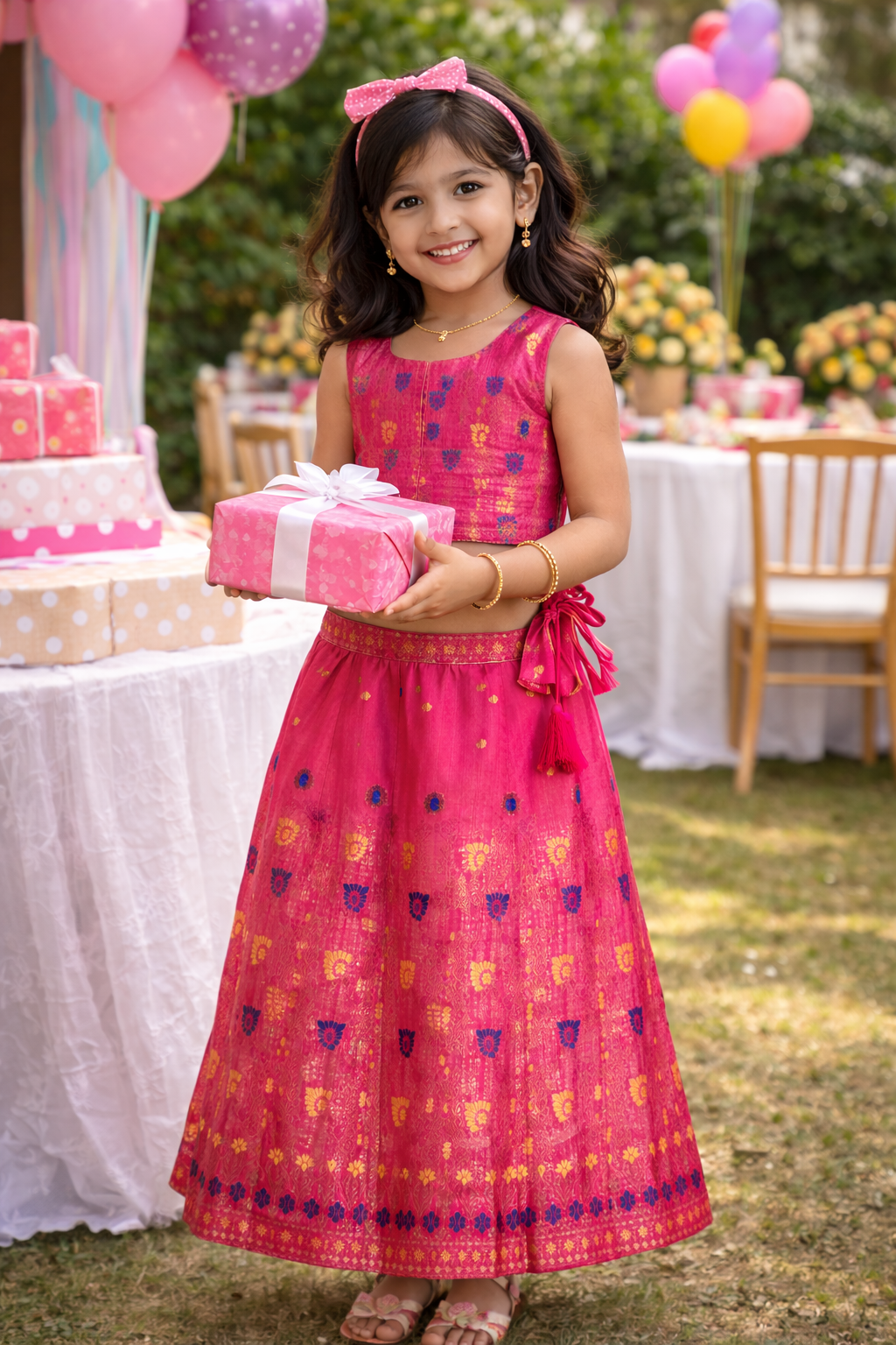 minie wondr pink party wear dress