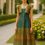 raanivat party wear dress made of silk