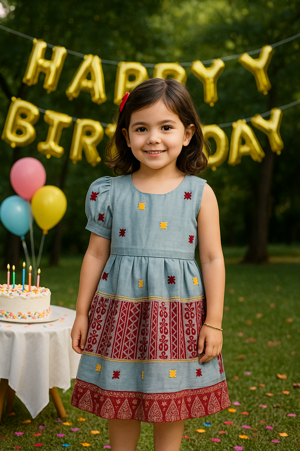 minie wondr frock made of kesapat cotton