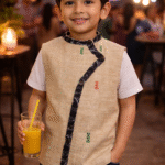 minie wondr kids eri silk half waist coat