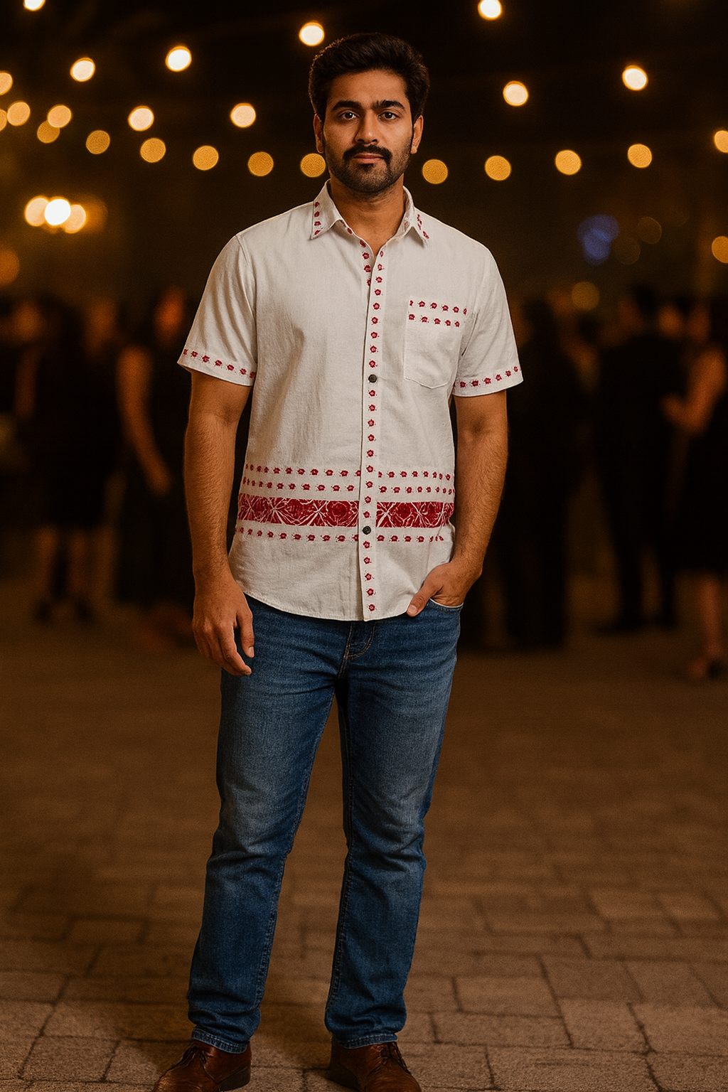 cotton shirt half sleeve