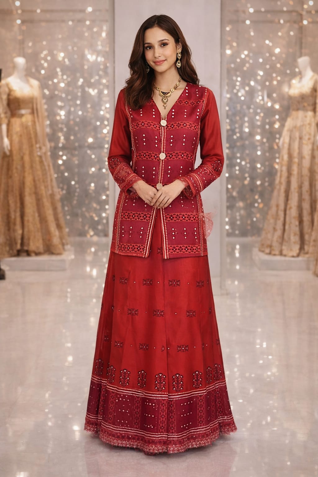 rannivat exclusive blazer lehenga set