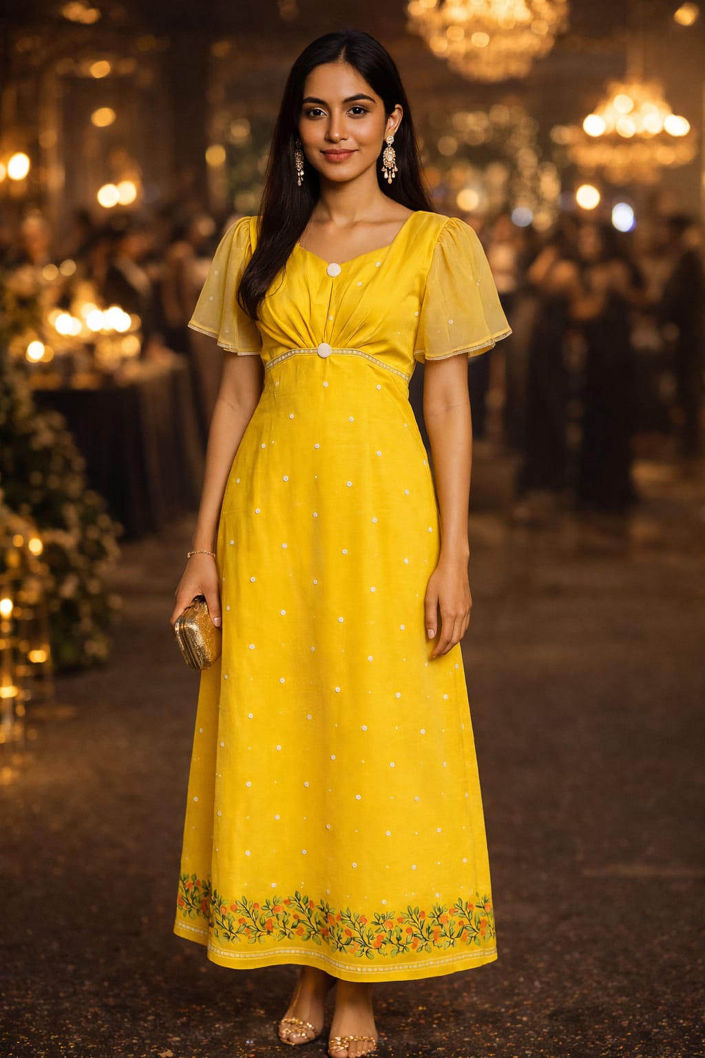 rannivat organzaa silk layover dress