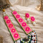 venucian handcrafted jewellery made of assam silk