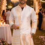 opulent premium semi silk designer kurta