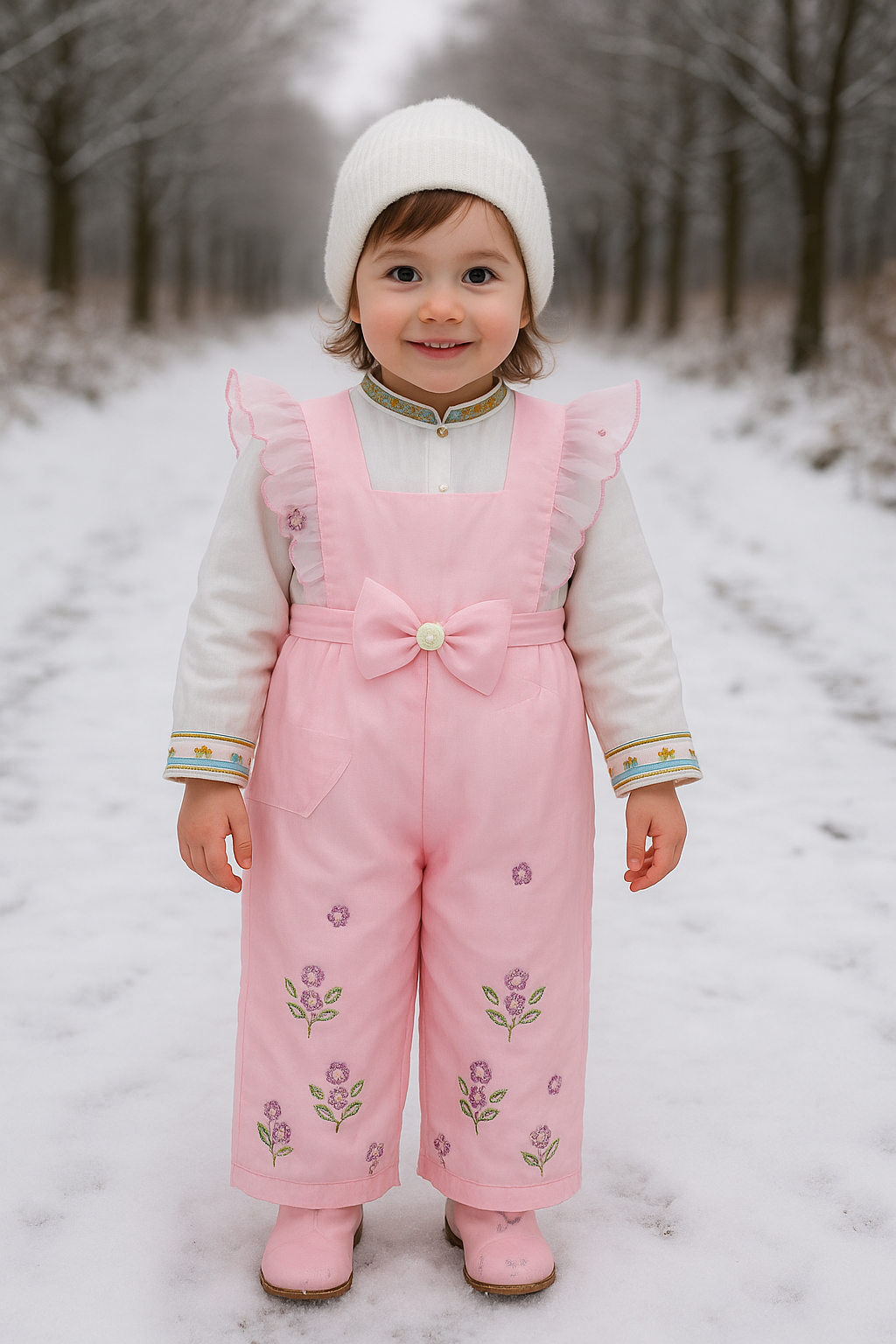 minie`s wondr kid`s jumpsuit with cotton t shirt