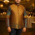 opulent ethnic jacket for men`s wear