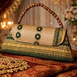 Home velluria muga hand bag