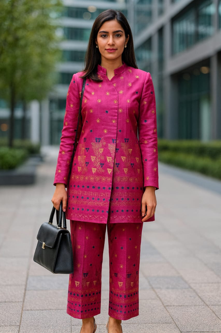 rannivat formal corporate style coat and trouser