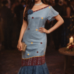 rannivat one shoulder neckline dress