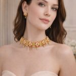 venucian assamese raw gold galpata jewellery set