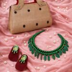 velluria handmade muga silk handbag