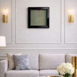 ad decor framed textile assam silk artefact