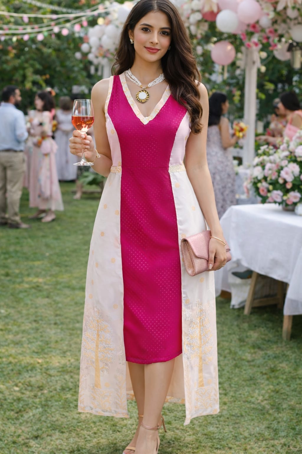 rannivat fusion sleeveless dress