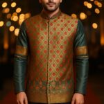 opulent ethnic jacket for men`s wear