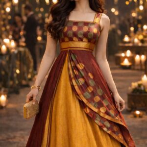 rannivat graceful silhouette dress