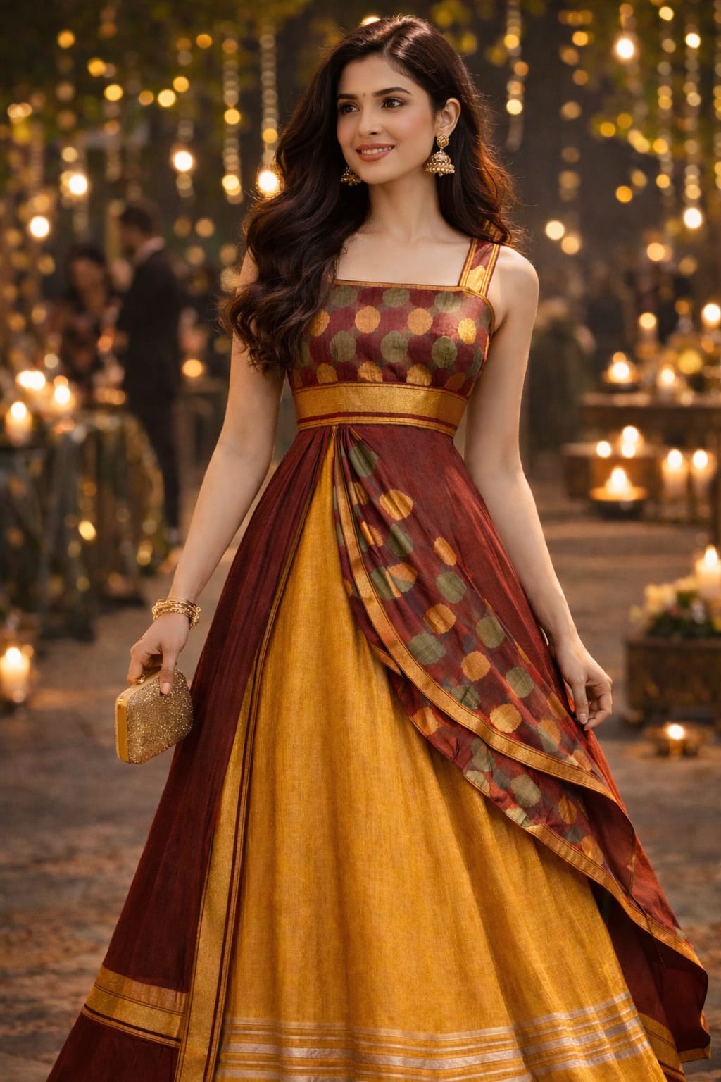 rannivat graceful silhouette dress