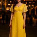 rannivat organzaa silk layover dress