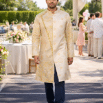 opulent premium semi silk designer kurta