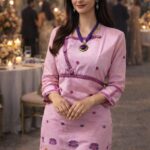 rannivat knee length collar one piece dress