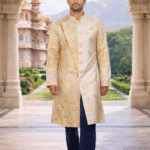 opulent premium semi silk designer kurta