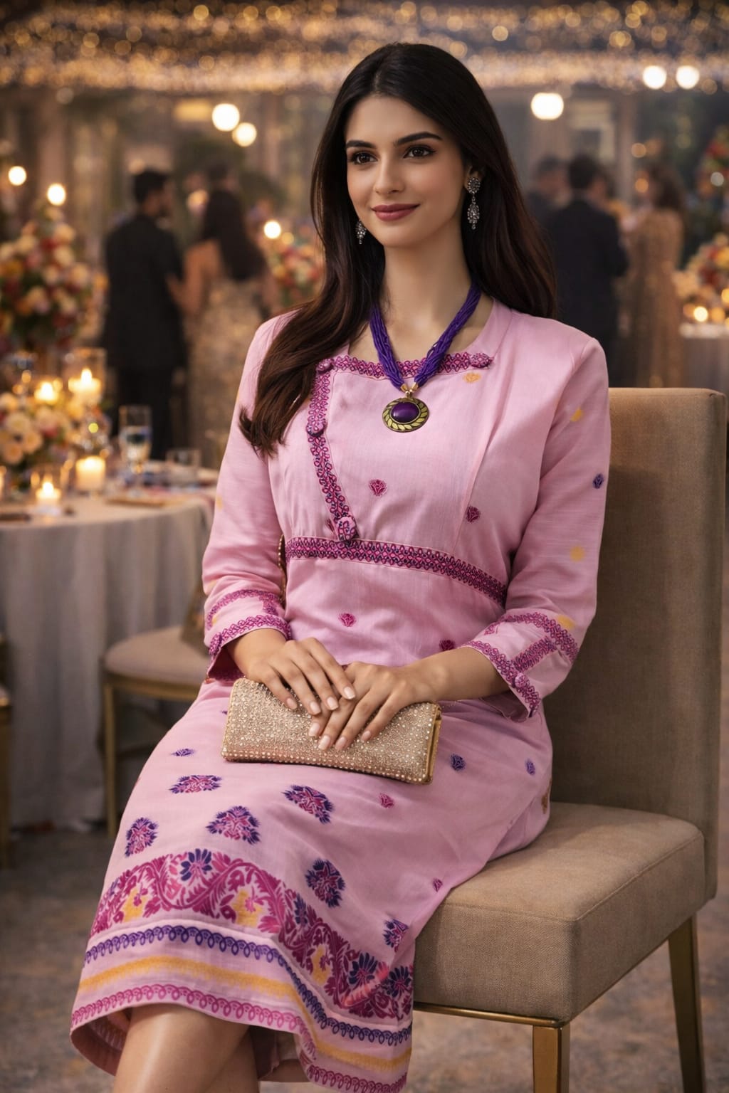 rannivat knee length collar one piece dress