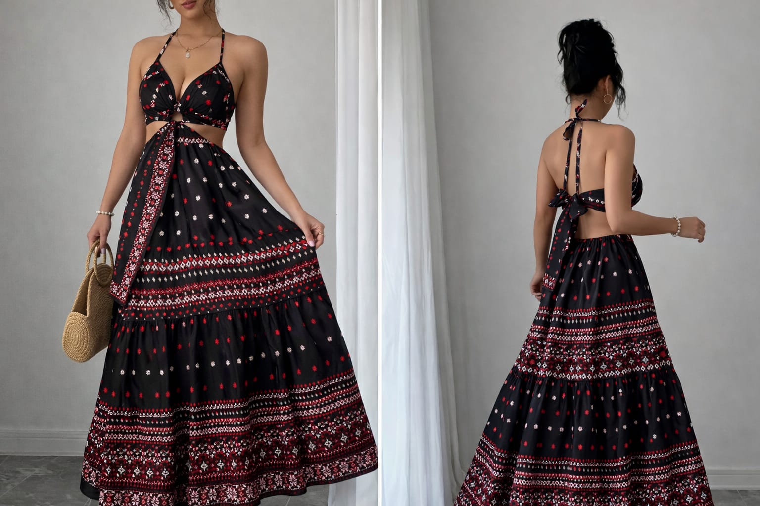 rannivat graceful maxi dress made of kesapat cotton