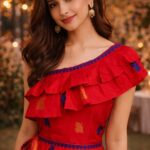 rannivat knee dress dress made of assam silk