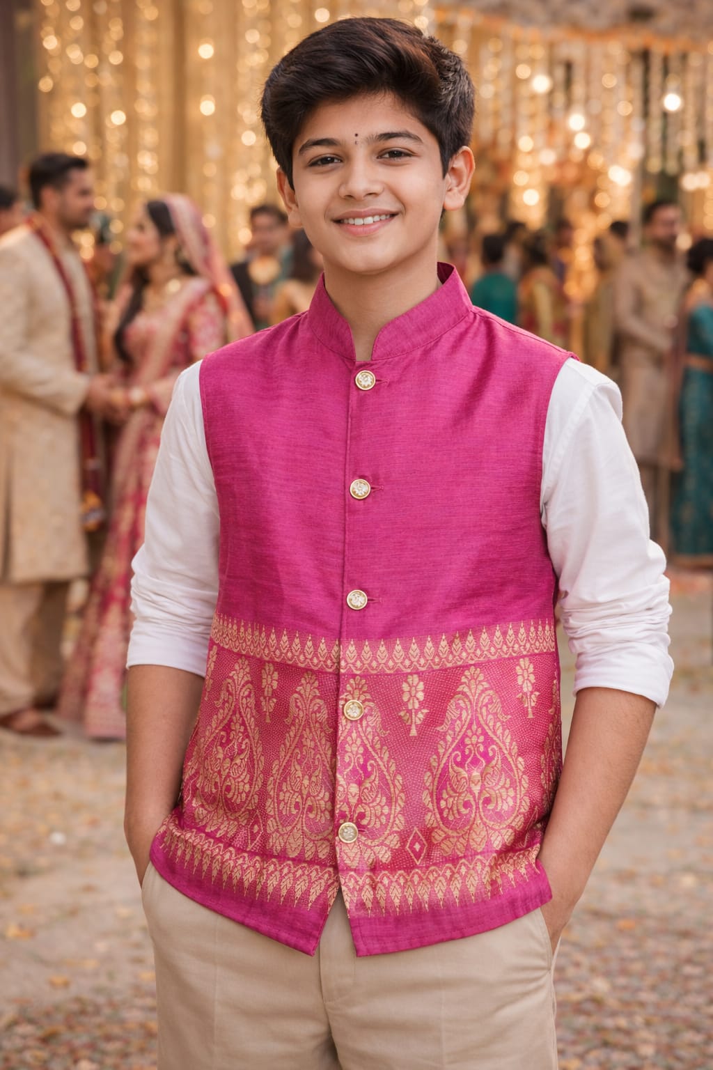 opulent all purpose half jacket made of kesapat cotton