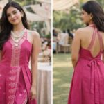 rannivat halter necked premium kesapat cotton dress