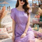 rannivat lavender kesapat cotton dress