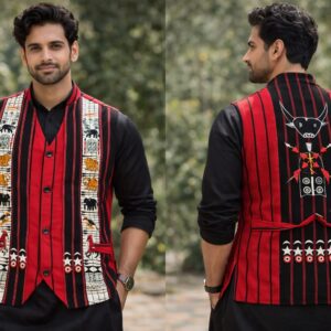 Home opulent naga heritage half jacket