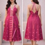 rannivat halter necked premium kesapat cotton dress