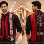 opulent naga heritage half jacket