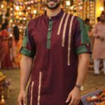 cottovia elegant short pathani cotton kurta