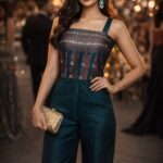 rannivat sophisticated mix silk jumpsuit