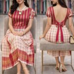 rannivat dress made of blend of organza silk and cotton