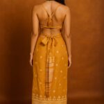 rannivat contemporary kesapat cotton slender strip dress