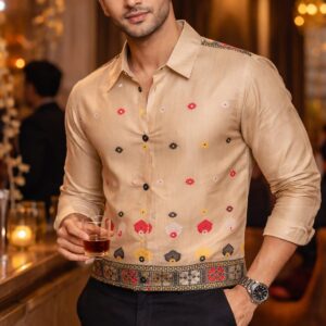 opulent mix tasar elegant shirt