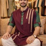 cottovia elegant short pathani cotton kurta