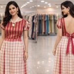 rannivat dress made of blend of organza silk and cotton