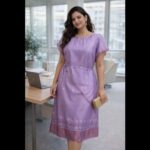rannivat lavender kesapat cotton dress