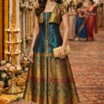 rannivat contemporary elegance fusion dress made of mix silk